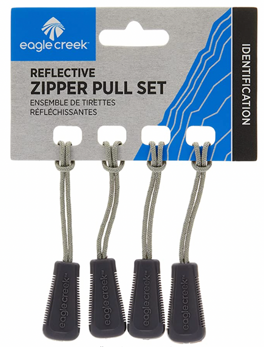 Reflective Zipper Pull Set - BRILLIANT BLUE