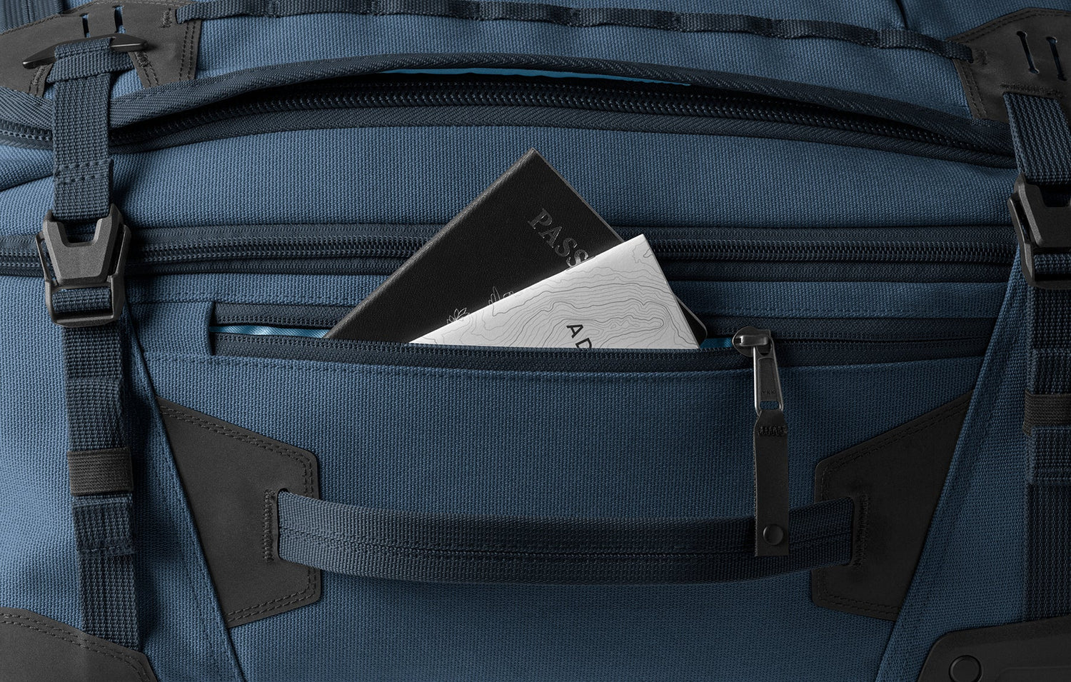 Gear Warrior XE 2 Wheeled Convertible Carry-On - Blue Jay Carry On 2 Wheel Luggage View 