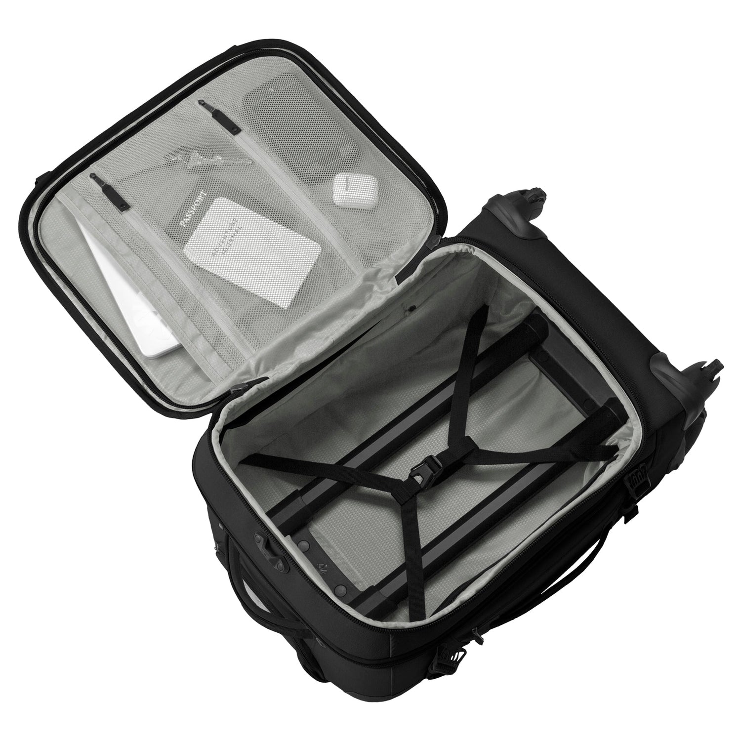 Gear Warrior XE 4 Wheeled Carry-On - Black Best 4 Wheel Carry On Luggage View 