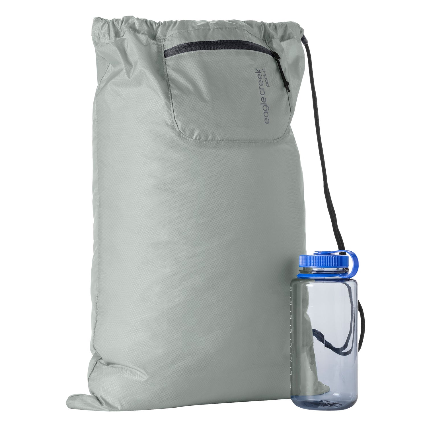Packable Laundry Sack - Storm Grey Travel Hamper View 