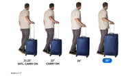 Expanse 4 Wheeled 30 In - Gold Yellow 4 Wheel Cabin Luggage View 9
